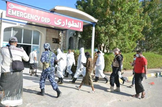 تطويق "كورونا" في الشحر بحملة تطهير مكثفة (صور)