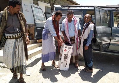 تزويد الوحدات الصحية بجيشان في أبين بمستلزمات طبية  