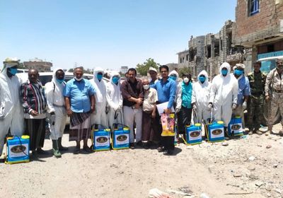 تمديد حملة "انتقالي لحج" الوقائية من كورونا