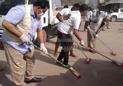 "انتقالي لحج" يضاعف جهوده لمكافحة الأوبئة بالحوطة