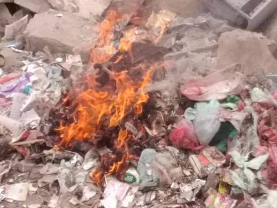 مبادرة "حواء" تتخلص من نفايات حالمين