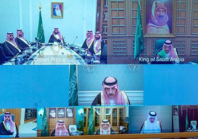 "الوزراء السعودي" يستعرض مبادرة التحالف العربي لوقف النار