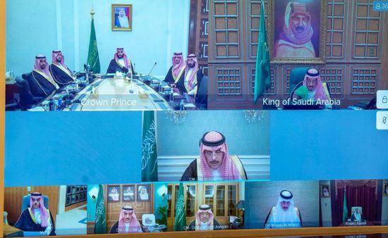 "الوزراء السعودي" يستعرض مبادرة التحالف العربي لوقف النار