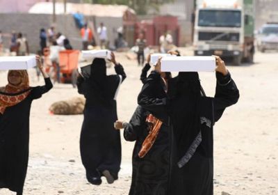 2450 كرتون تمور للأسر الأكثر احتياجا في عدن