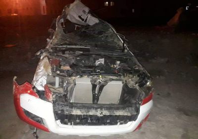 4 ضحايا في انقلاب طقم أمني بالمكلا