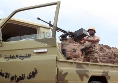 الحزام الأمني في أبين يرفع درجة الاستعداد القتالي