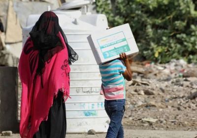 1100 أسرة في عدن تتلقى مساعدات من "سلمان للإغاثة"