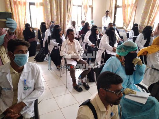تدريب 60 صحيا بمديريات أبين لمواجهة كورونا