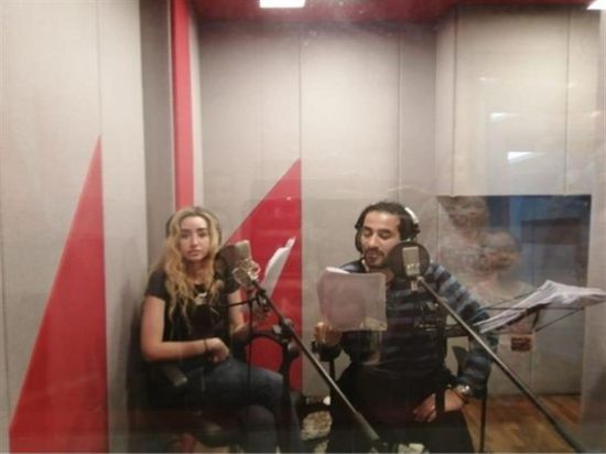 أحمد حلمي بصحبة هنا الزاهد في كواليس مسلسلهما الجديد