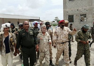 قيادات "انتقالي أبين" تطلع على جاهزية القوات