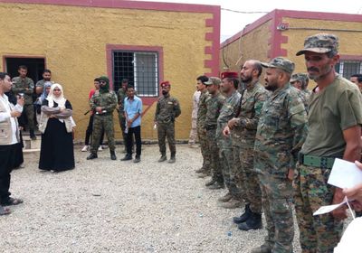 أمن عدن يوعي أفراده بالوقاية من كورونا (صور)