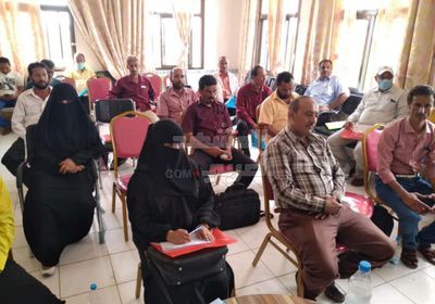 بالصور..تطوير تعامل فرق الاستجابة في أبين مع الوبائيات