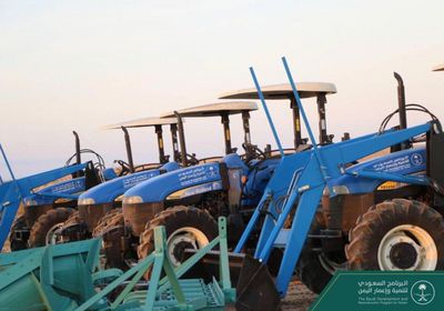 "البرنامج السعودي": معدات ومستلزمات لدعم قطاع الزراعة