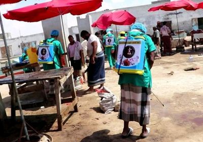 انتقالي المهرة يواصل تحصين الغيضة من كورونا (صور)