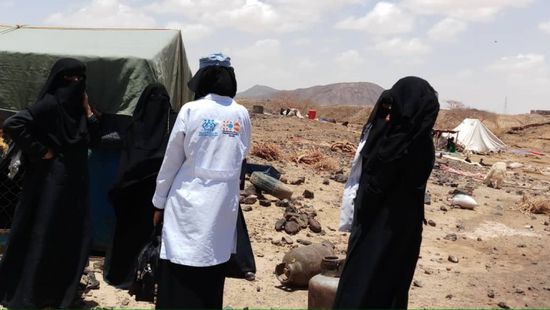 صندوق السكان يُعالج النساء والفتيات بمخيمات مأرب