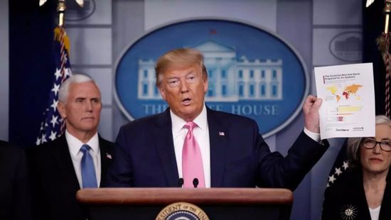  ترامب: نستهدف إجراء 20 مليون اختبار لكورونا شهريًا