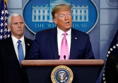  الرئيس الأمريكي: نعمل من أجل فتح الاقتصاد في القريب العاجل