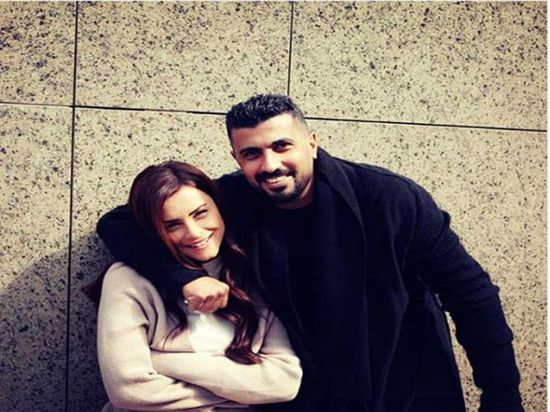 محمد سامي بصحبة نور من كواليس مسلسل "البرنس"