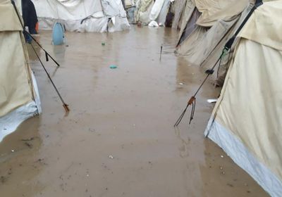 كارثة إنسانية.. الأمطار تغرق 9 مخيمات في تبن