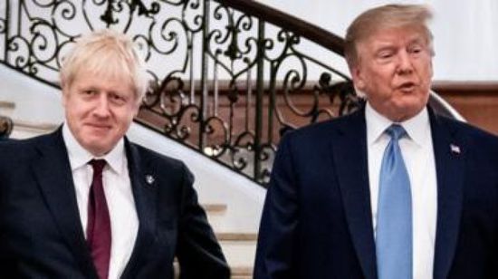 ترامب وجونسون يتفقان على مواصلة التعاون في مواجهة وباء كورونا