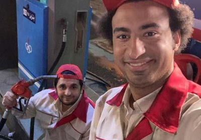 علي ربيع بصحبة مصطفى خاطر في كواليس "عمر ودياب"