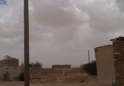 أمطار بالضليعة وسحب بوادي عمد في حضرموت