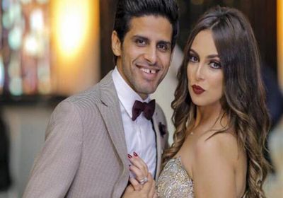 إسراء عبد الفتاح تهنئ زوجها حمدي الميرغني بمسلسل "2 في الصندوق"