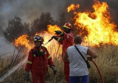 حريق هائل بأكبر متنرهات بولندا في الاحتفال العالمي بيوم الأرض