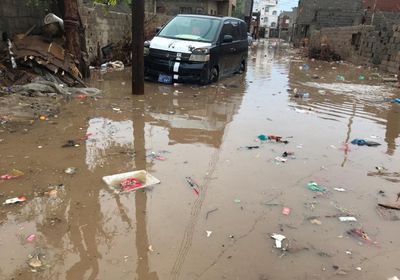 "انتقالي المنصورة" يطالب بتصريف مياه السيول لمنع الأوبئة