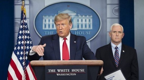 انطلاق المؤتمر الصحفي اليوم لخلية الأزمة الأمريكية بشأن كورونا