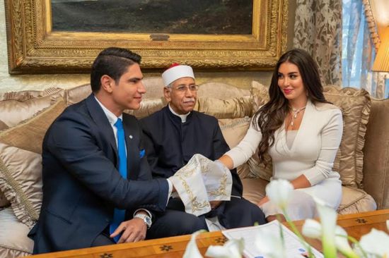 صور جديدة من عقد قران ياسمين صبري وأحمد أبو هشيمة