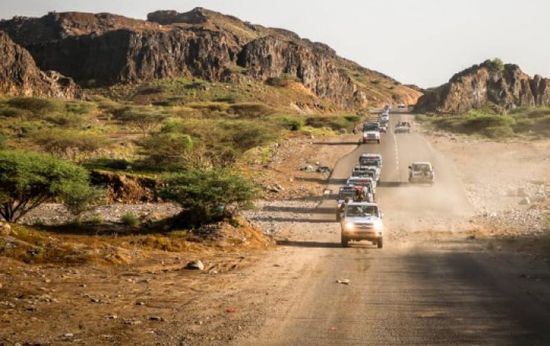 قافلة غذائية وطبية من عدن للقوات الجنوبية بالضالع