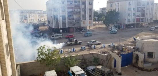 لمكافحة الأوبئة.. حملة رش ضبابي في الشيخ عثمان