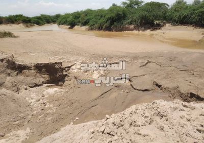 السيول تتدفق للمرحلة الثانية في دلتا أبين   