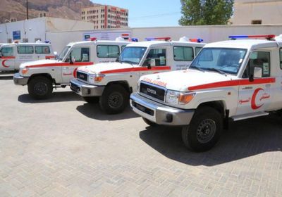 البرنامج السعودي يدعم مستشفيات حضرموت بسيارات إسعاف