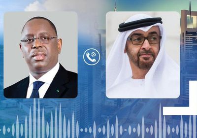 ولي عهد أبوظبي ورئيس السنغال يبحثان مستجدات وباء كورونا