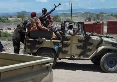 القوات الجنوبية تغنم عربات ومدافع بتحرير الثوخب