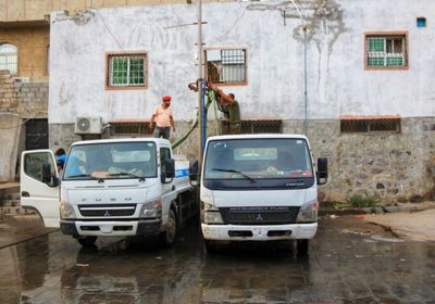لواء العاصفة يمد كريتر بمياه للشرب