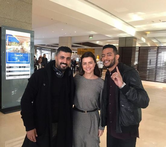 نور تنشر صورة جديدة من كواليس "البرنس"