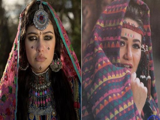 ليلى علوي تعلق على صورة شبيهتها الأفغانية