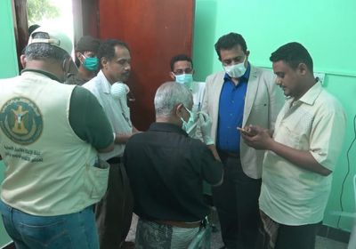 "انتقالي لحج" يطمئن على التجهيزات بالمحجر الصحي بالحوطة  