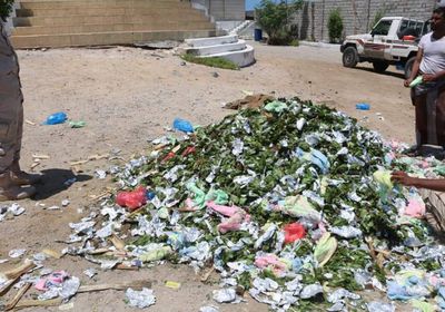 ضبط 2000 بندل قات قبل تهريبها لحضرموت (صور) 