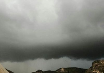 عواصف رعدية بأبين ومأرب والجوف