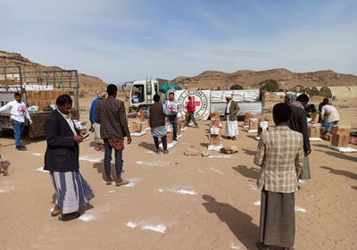 "الصليب الأحمر": مساعدات إغاثية لـ 9100 نازح في دماج 