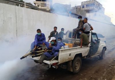 بالصور..حملة رش ضبابي لمكافحة البعوض بالمعلا والتواهي