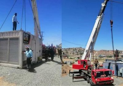 لرفع التيار.. إضافة مولدين لكهرباء الحد يافع
