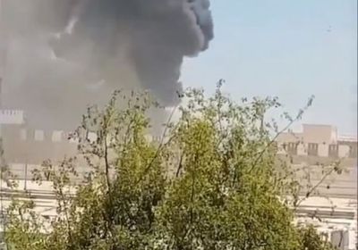 شاهد..تصاعد أدخنة من مبنى القيادة العامة للجيش القطري