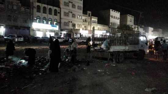 تدشين حملة نظافة في الحبيلين