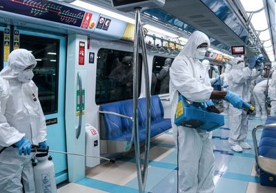 شرطة دبي تمسح درجات حرارة 103 آلاف شخص من مستخدمي المترو