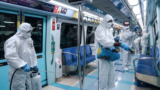شرطة دبي تمسح درجات حرارة 103 آلاف شخص من مستخدمي المترو